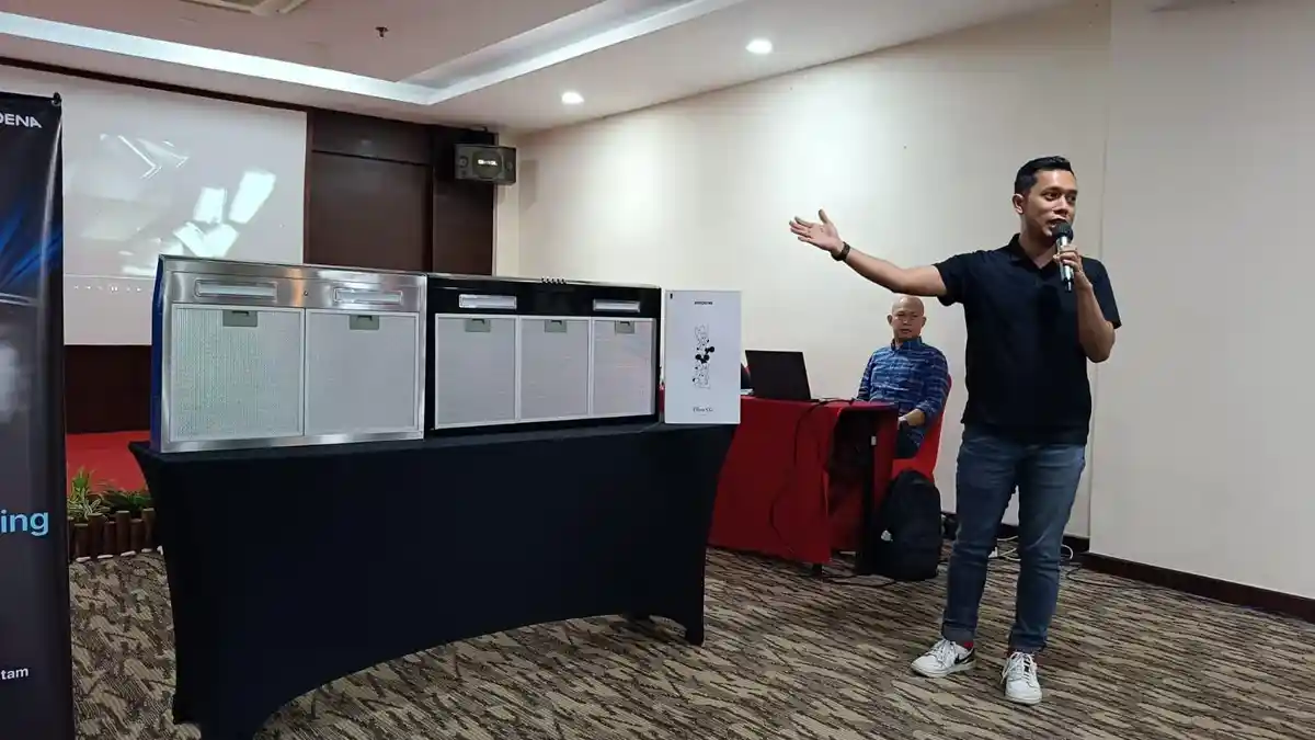 Bisa Dihidupkan dengan HP, Cooker Hood AX Series dari Modena Hyga Dilengkapi Fitur Air Purifier