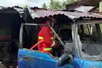 Mobil dan Dapur Warga di Ampang Padang Hangus Terbakar, Api Diduga Muncul dari Dalam Minibus