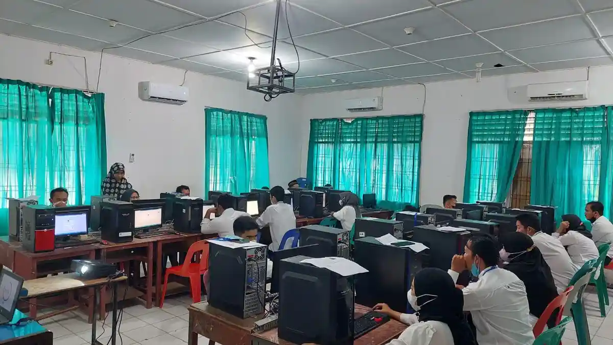 Sebanyak 493 Peserta PPS Ikuti Ujian CAT KPU Tebingtinggi, Keterwakilan Perempuan Tinggi