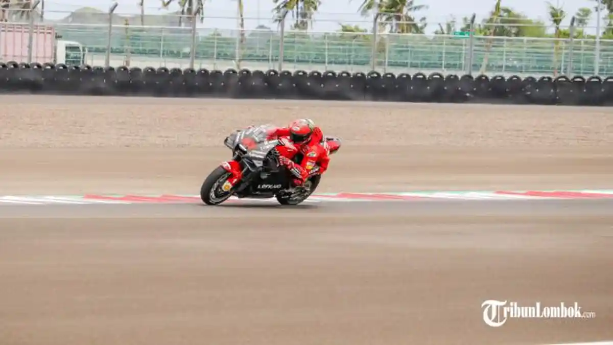 Foto-Foto Francesco Bagnaia sang Juara Dunia MotoGP 2022 di Sirkuit ...