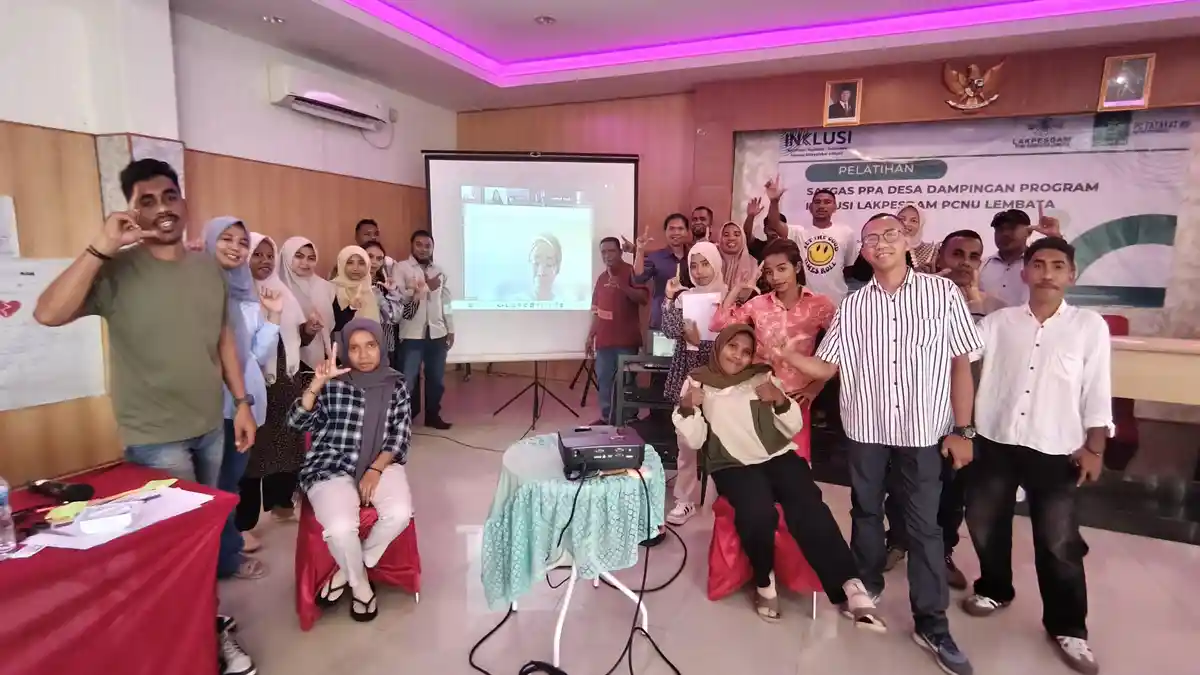 Lakpesdam PCNU dan Fatayat NU Lembata Adakan Pelatihan SATGAS PPA Desa di Lembata