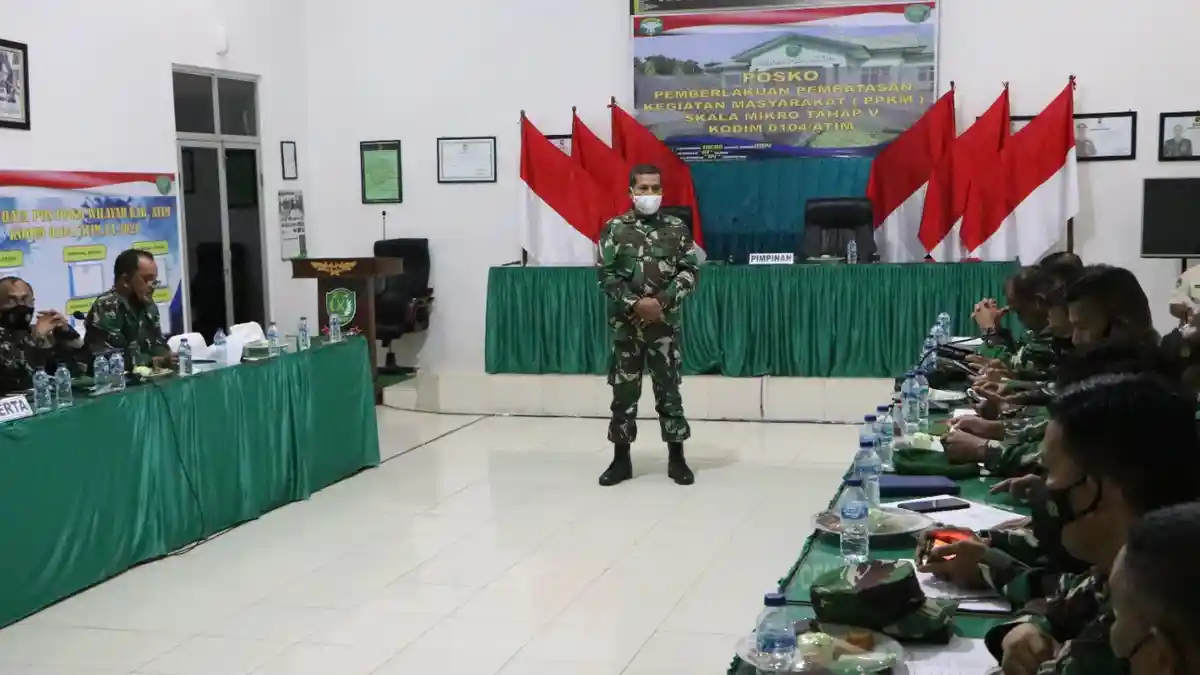 61 Prajurit Kodim Aceh Timur Masuk Usul Kenaikan Pangkat, Sidang Dipimpin Kasdim