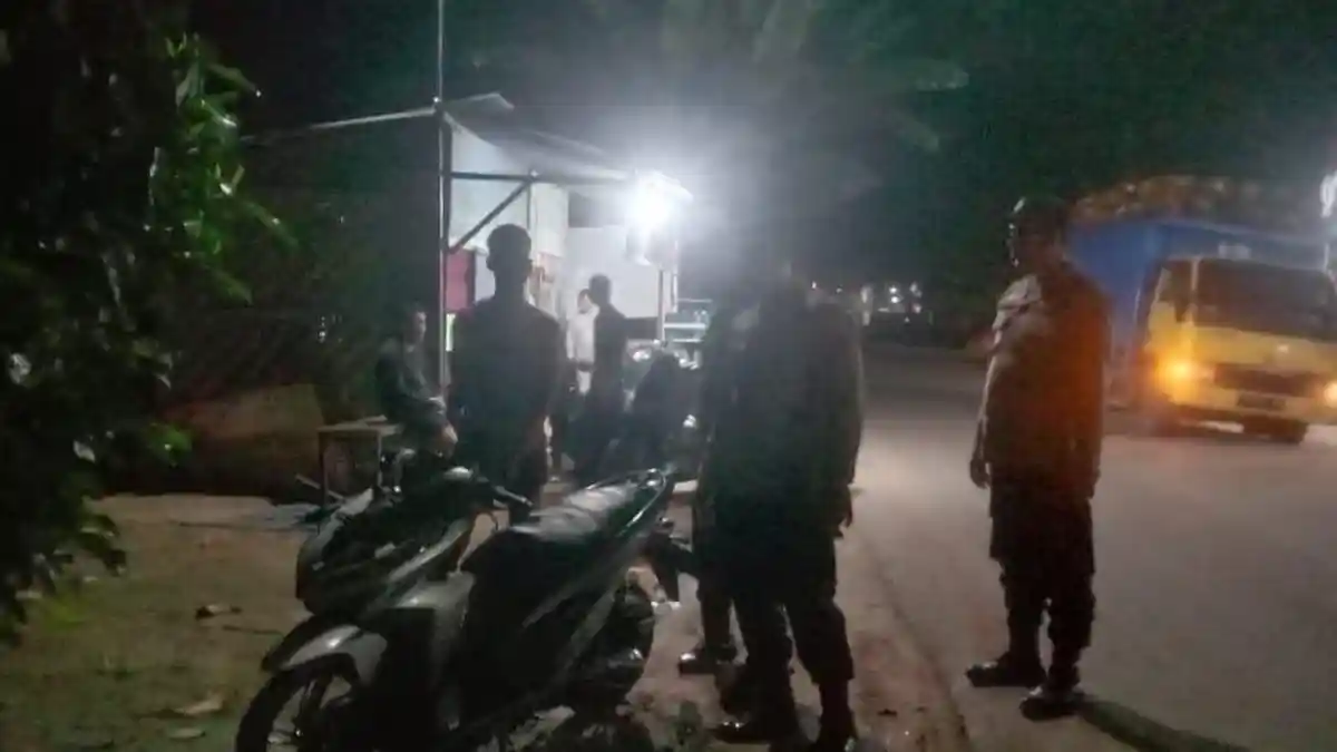 Polsek Bilah Hilir Lakukan Patroli Malam, Jaga Keamanan Wilayah