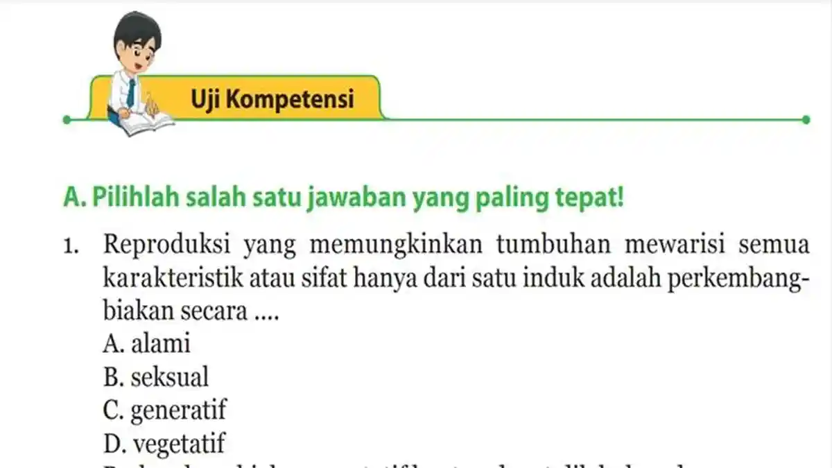 Soal dan Kunci Jawaban Buku IPA Kelas 9 Kurikulum 2013 Halaman 112-115: Uji Kompetensi 2