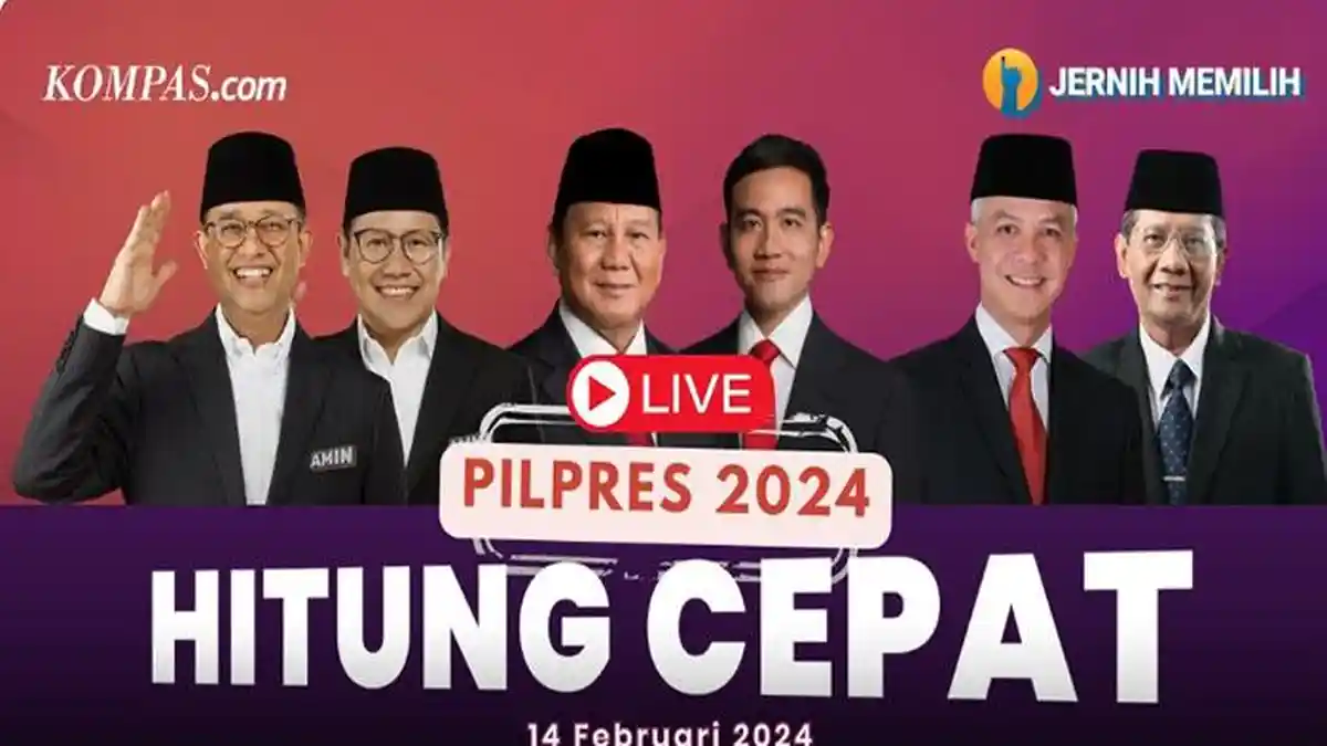 Live Streaming Quick Count Pilpres 2024 Sore Ini Update Hasil Hitung Cepat Pemilu