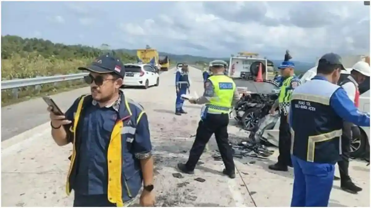 Kecelakaan Maut di Tol Sibanceh Melibatkan 2 Mobil, 1 Orang Tewas dan 2 Lainnya Luka