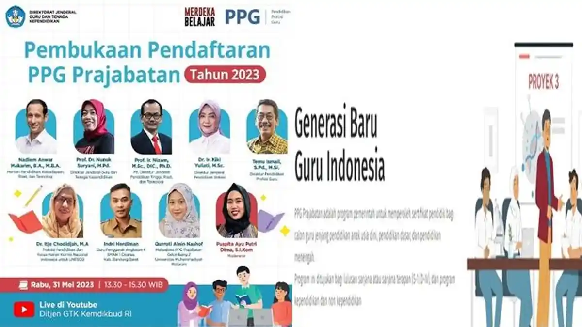 19 Bidang Studi dan Mekanisme Pendaftaran PPG Prajabatan 2023, Dibuka 31 Mei 2023