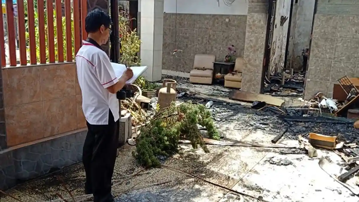 Kebakaran Hanguskan Rumah di Monang Maning, Diduga Akibat Lalai Matikan Api Kompor