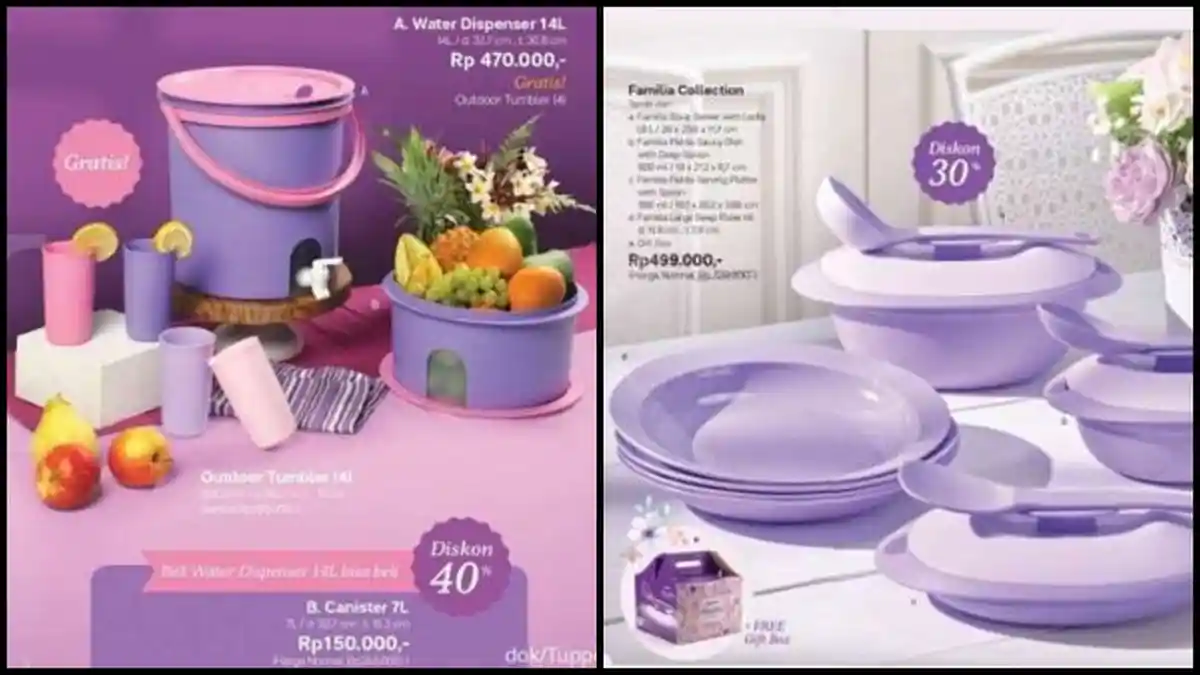 Promo Tupperware di Bulan Oktober 2021, Belanja Produk Penyimpanan Serba Guna Diskon hingga 50 %