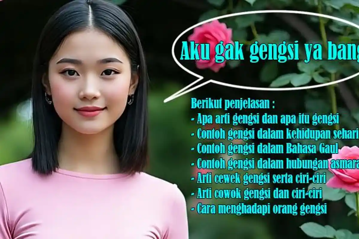 Apa Arti Gengsi dan Apa Itu Gengsi, Contoh Gengsi, Arti Cewek dan Cowok Gengsi, Cara Menghadapi