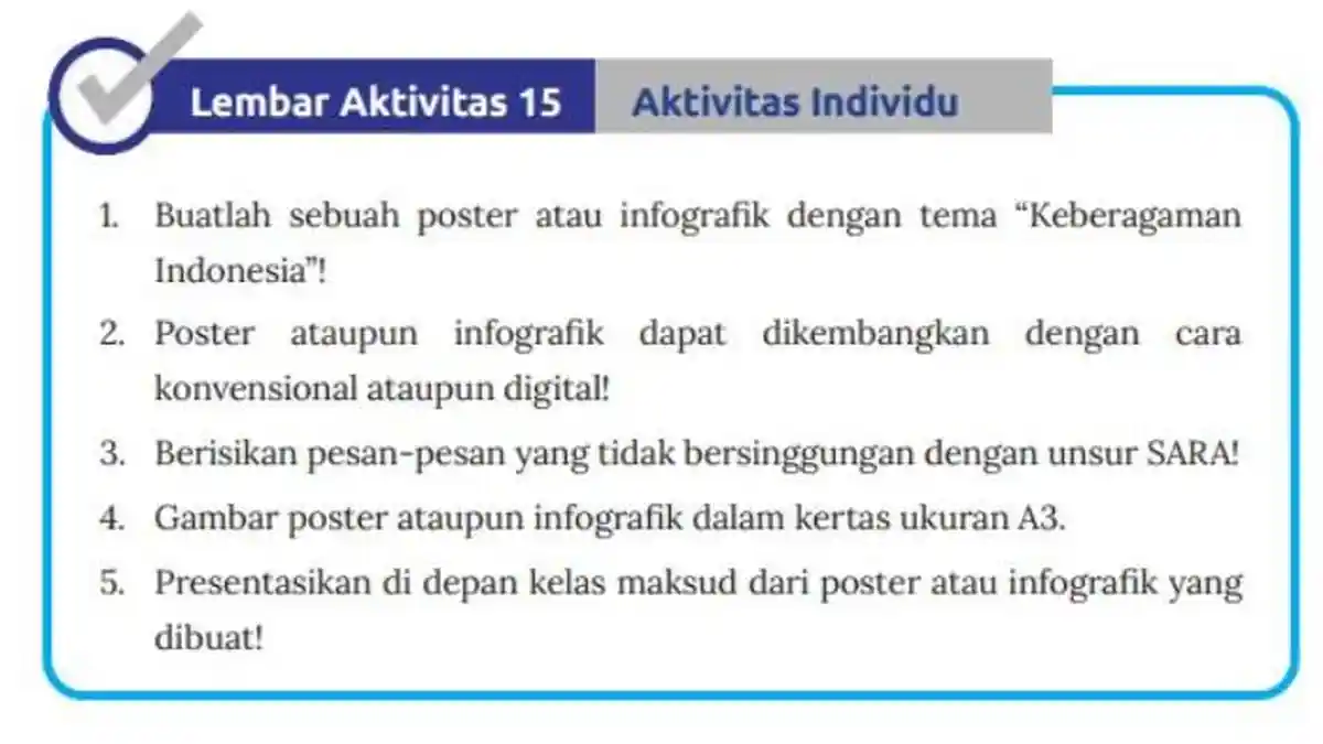 Kunci Jawaban IPS Kelas 8 SMP Halaman 103 Kurikulum Merdeka: Aktivitas Individu
