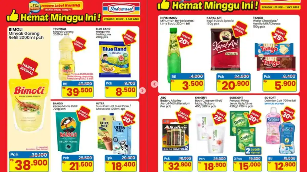 Katalog Promo Indomaret Periode 1 Oktober 2025 Spesial Awal Bulan