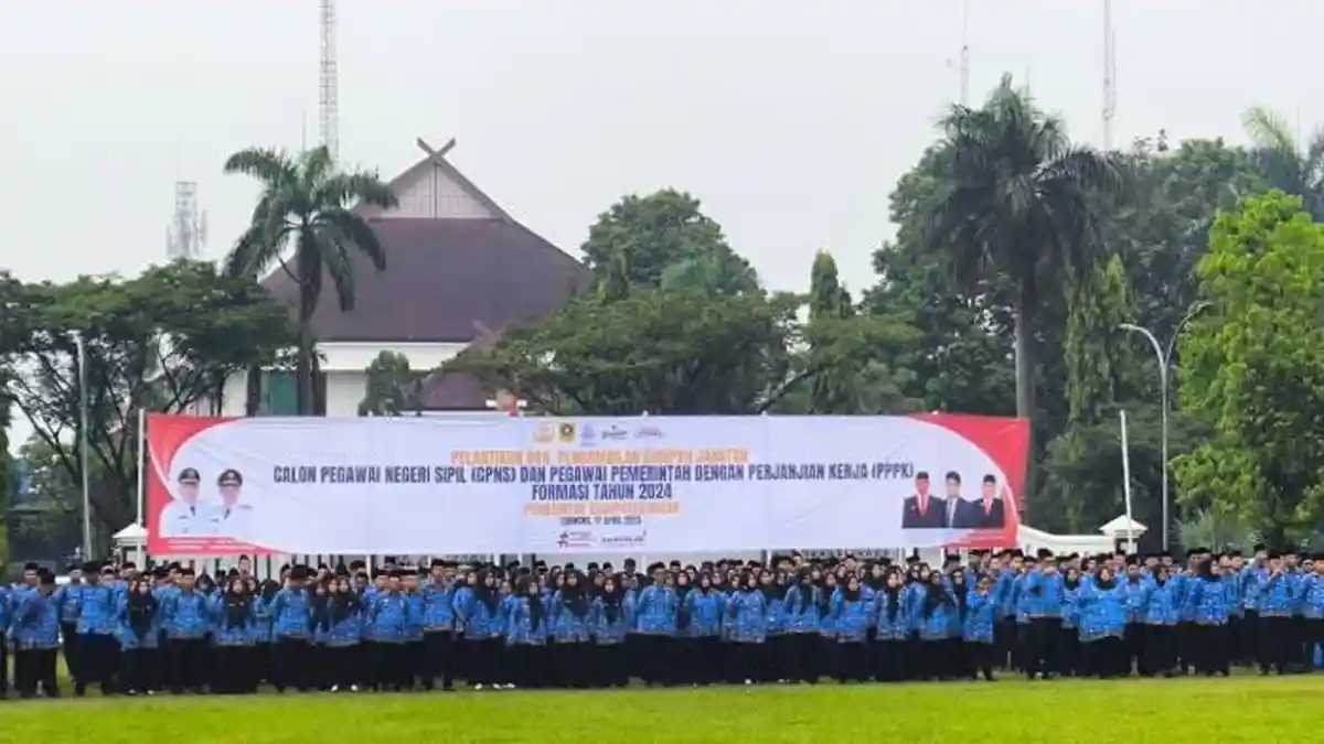 Lantik 3.676 CPNS dan PPPK di Kabupaten Bogor, Rudy Susmanto Ingatkan Soal Integritas