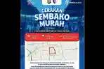 Sore Ini di Monas Prabowo Hadiri Sembako Murah, Polisi Prediksi Lalu Lintas Macet
