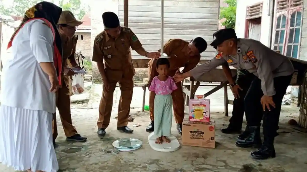 Polsek Kualuh Hilir Gelar Percepatan dan Antisipasi Stunting