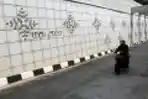 Vandalisme di Underpass Matraman