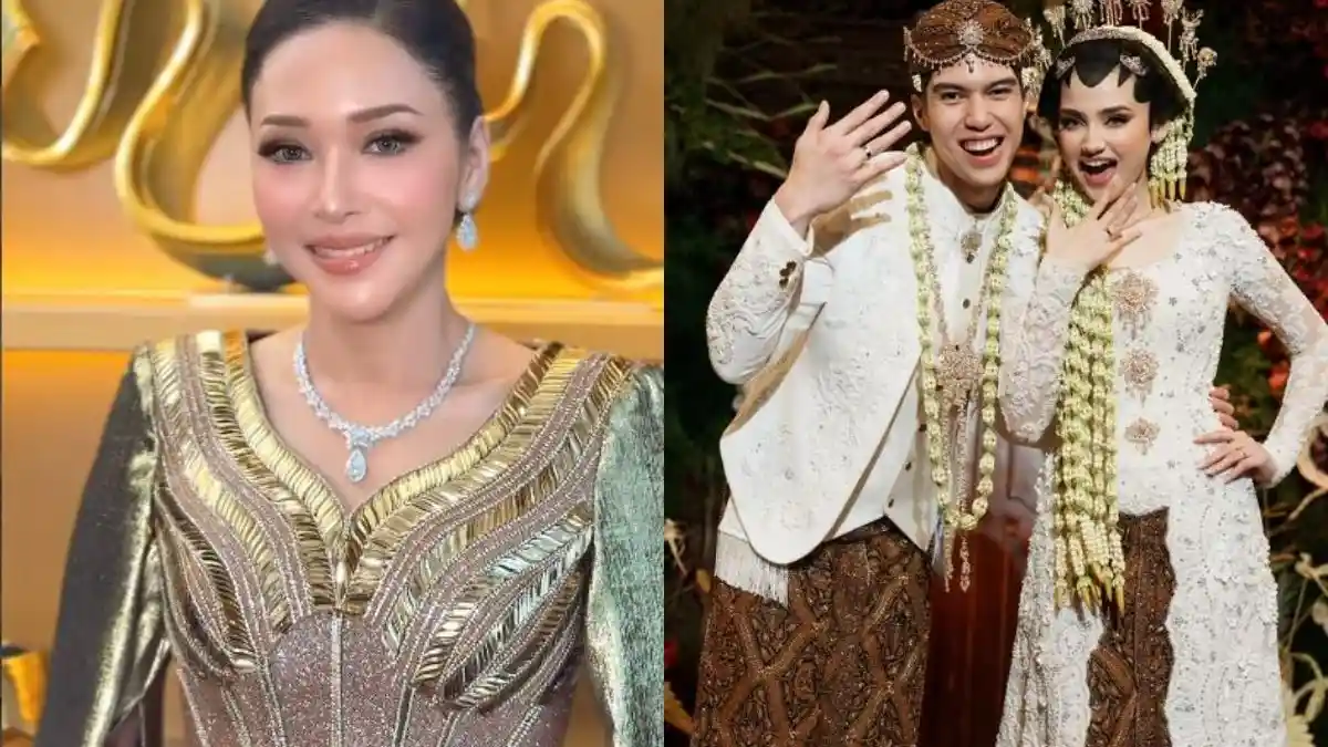 Potret Cantik Maia Estianty di Resepsi Pernikahan El Rumi dan Syifa ...