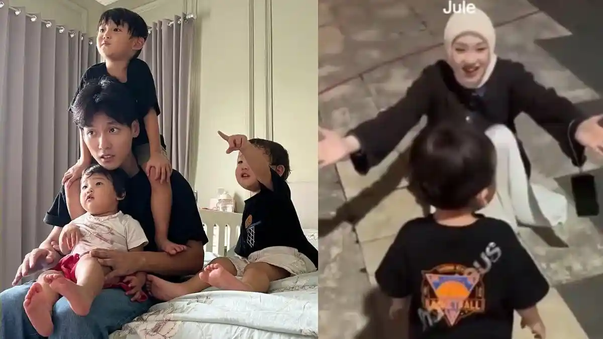 Gelagat Anak Daehoon yang Ogah-ogahan saat Mau Dipeluk Jule, Cuek Malah Langsung Pergi