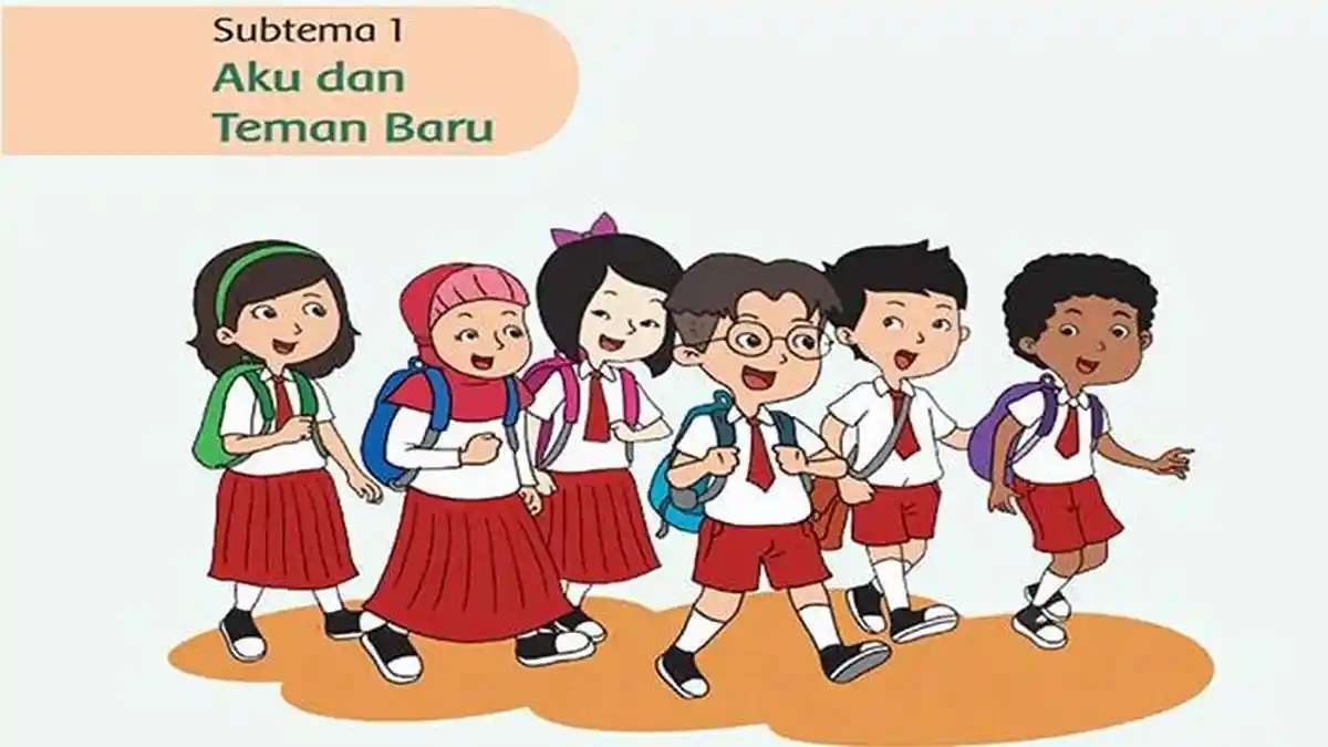 KUNCI JAWABAN Kelas 1 SD Tema 1 Subtema 1, Soal Tematik Tentang Aku dan Teman Baru