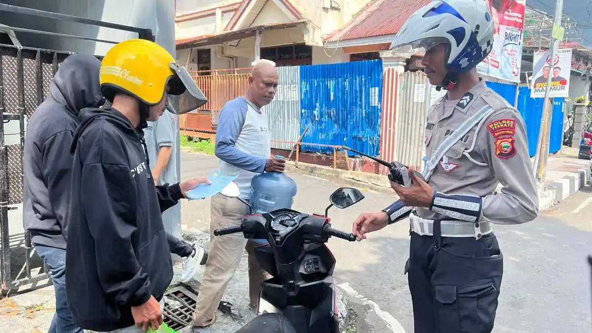 85 Surat Tilang Polres Ternate Maluku Utara Dikeluarkan di Hari Pertama dan Kedua Operasi Zebra 2024