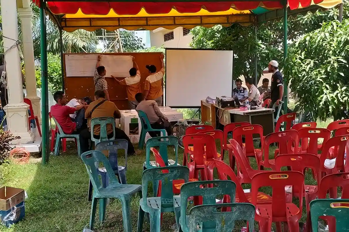 Diprotes Saksi, Rekap Suara Pemilu di PPK Blangpidie Abdya Ditunda