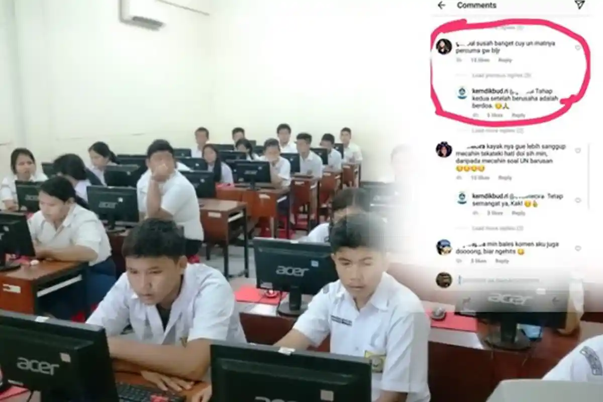 Soal UNBK Sulit, Curhatan Para Murid SMA Di Instagram Kemdikbud Bikin Ngakak!