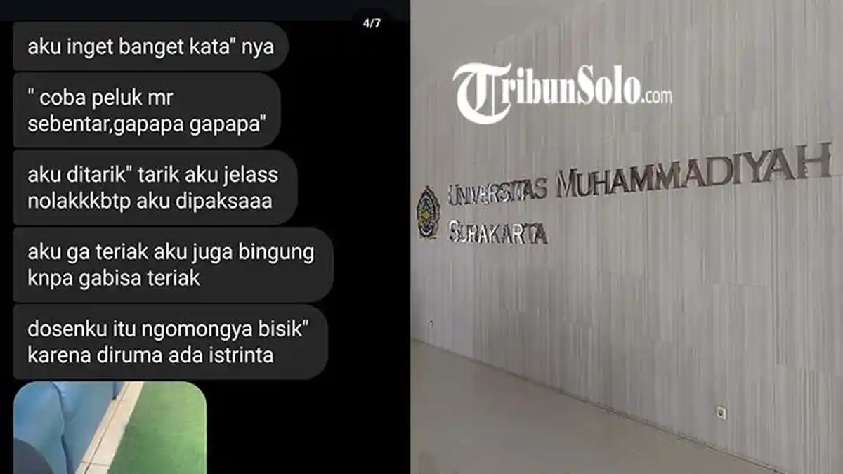 5 Fakta Baru Kasus Mahasiswi UMS Solo Jateng Diduga Korban Pelecehan Dosennya, Begini Kondisi Korban