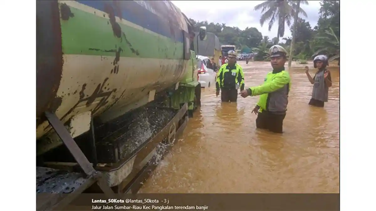 Begini Kondisi Banjir di Pangkalan, Luapan Air Berpotensi Terus Naik