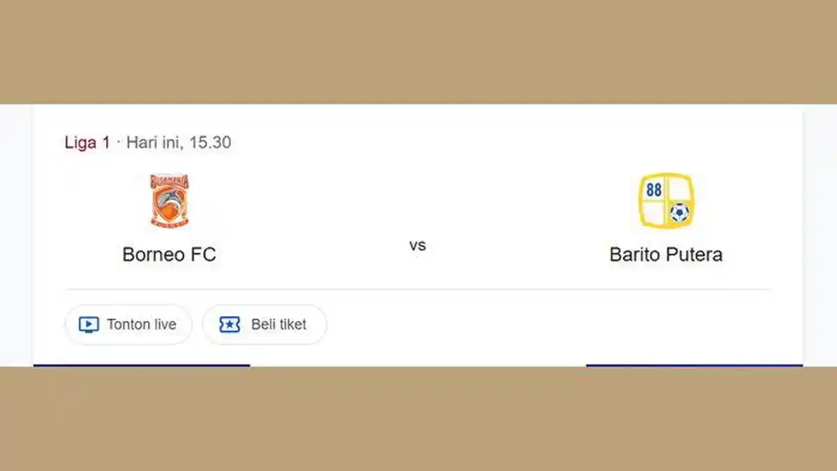 Prediksi Skor dan Susunan Pemain Borneo FC vs Barito Putera Sore Ini Lengkap Ada Link Live Streaming