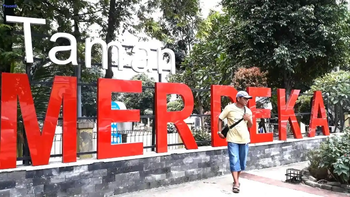 Taman Merdeka Spot Menarik Warga Depok Berolahraga