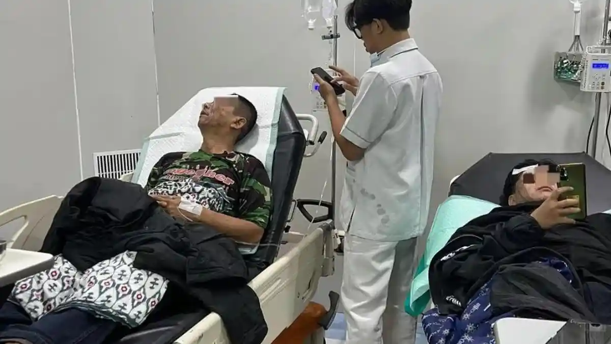 Ayah dan Anak Disiram Air Keras Saat Melintas di Pamulang, Mata dan Wajah Luka Bakar