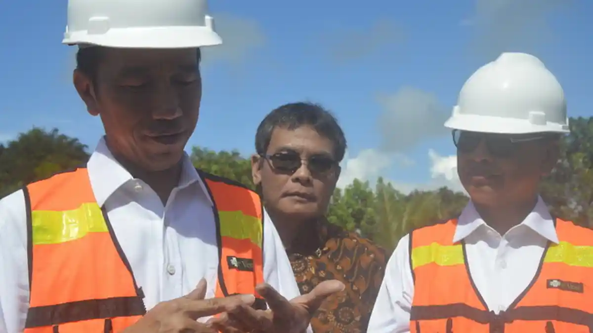 Ditanya Pembangunan Jembatan Bulungan-Tarakan, Jokowi Jawab Begini Sambil Senyum