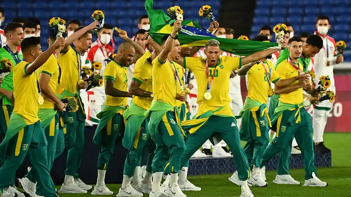 Brasil Pertahankan Medali Emas Sepakbola Olimpiade