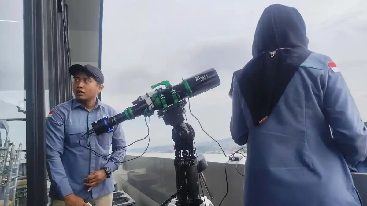 BMKG Balikpapan Pantau Hilal, Ketinggian Capai 3,877 Derajat