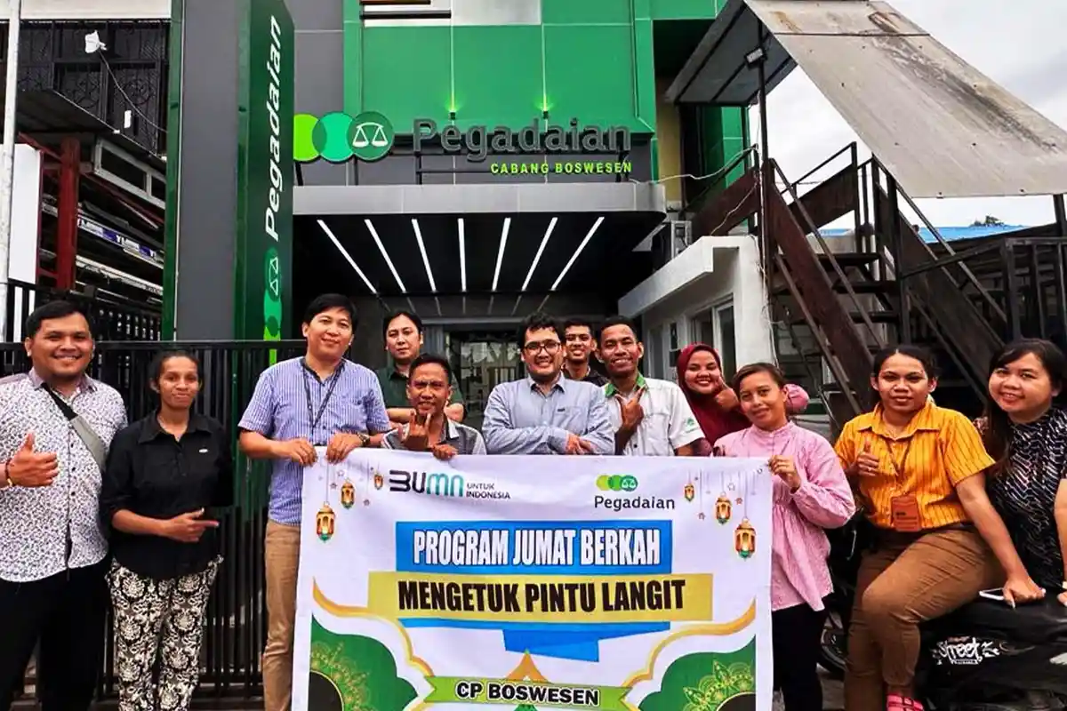 Pegadaian Area Sorong Mengetuk Pintu Langit untuk Periode Maret 2024