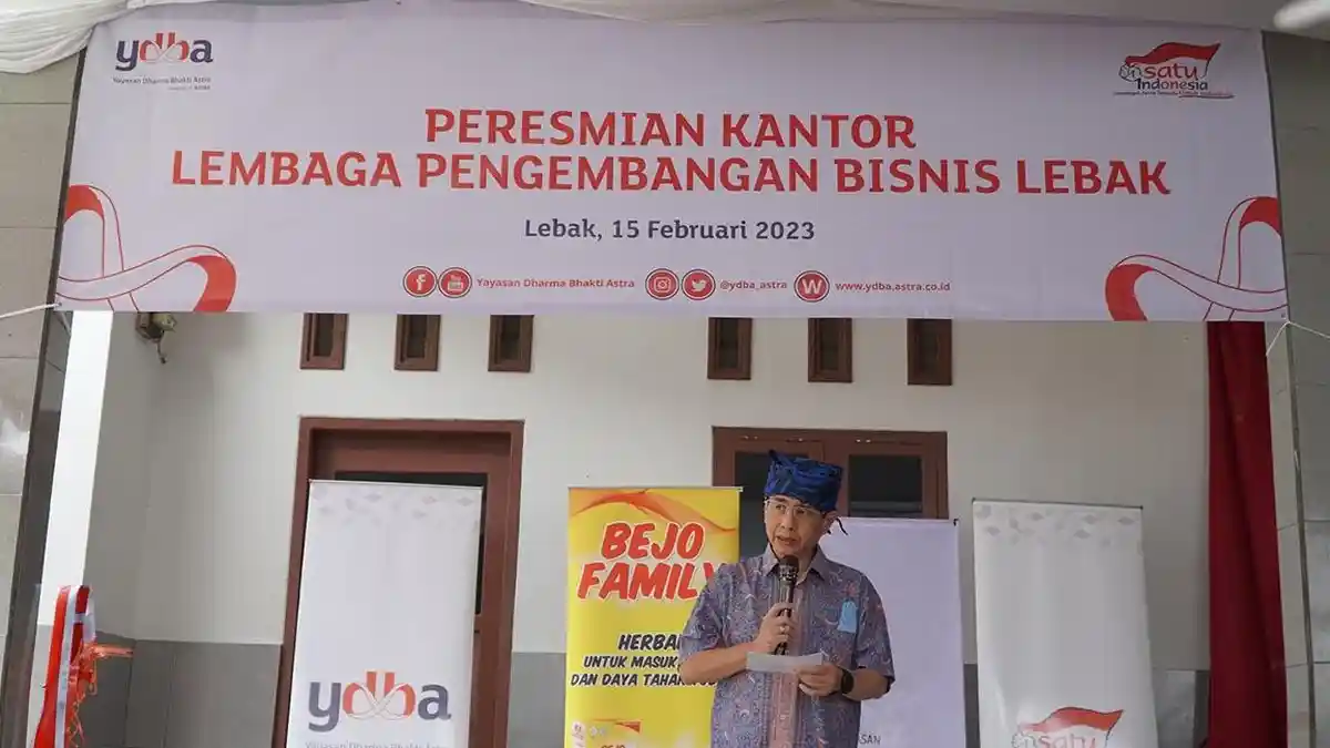 YDBA Resmikan Lembaga Pengembangan Bisnis Di Lebak
