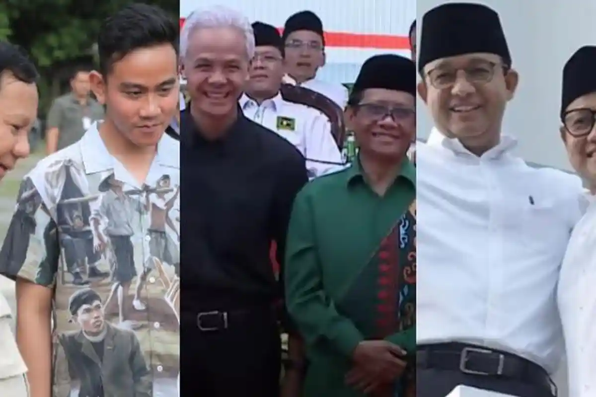 Adu Kuat Hasil Survei Capres Cawapres 2024: Prabowo-Gibran, Ganjar-Mahfud, Anies-Cak Imin di Pilpres