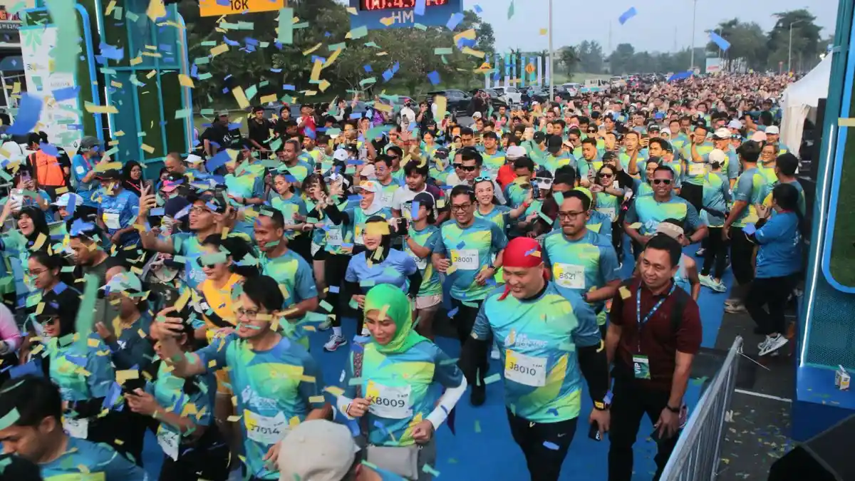 Pertama di Indonesia, Event Lari Electric Run 2024 Bebas Emisi dengan Listrik dari Genset Hidrogen