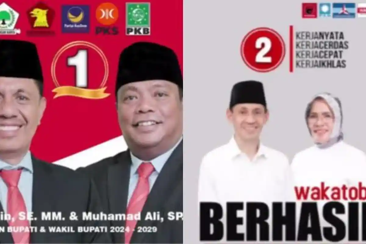 Debat Pilkada Wakatobi Sultra Hari Ini,  2 Paslon Kepala Daerah Adu Gagasan Soal Kemaritiman