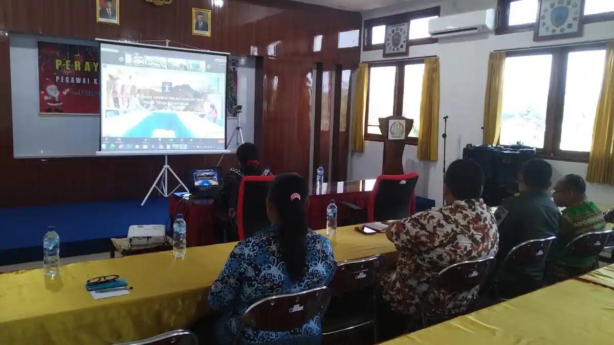 Imigrasi Maumere Proses Kelengkapan Upload Data Dukung Monitoring, RKT-RB dan LKE ZI