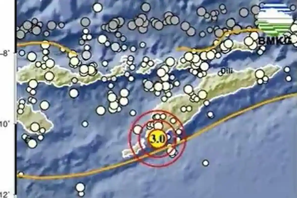 Gempa Bumi Hari Ini Senin 14 Januari 2024, Info BMKG Baru Terjadi di Laut