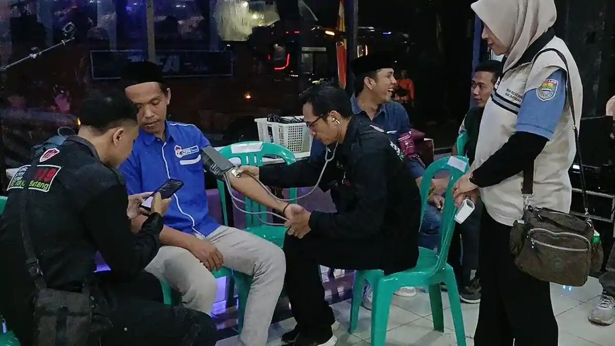 Demi Keselamatan Jemaah, Sopir Bus Pengantar Calon Haji Batang Jalani Tes Kesehatan