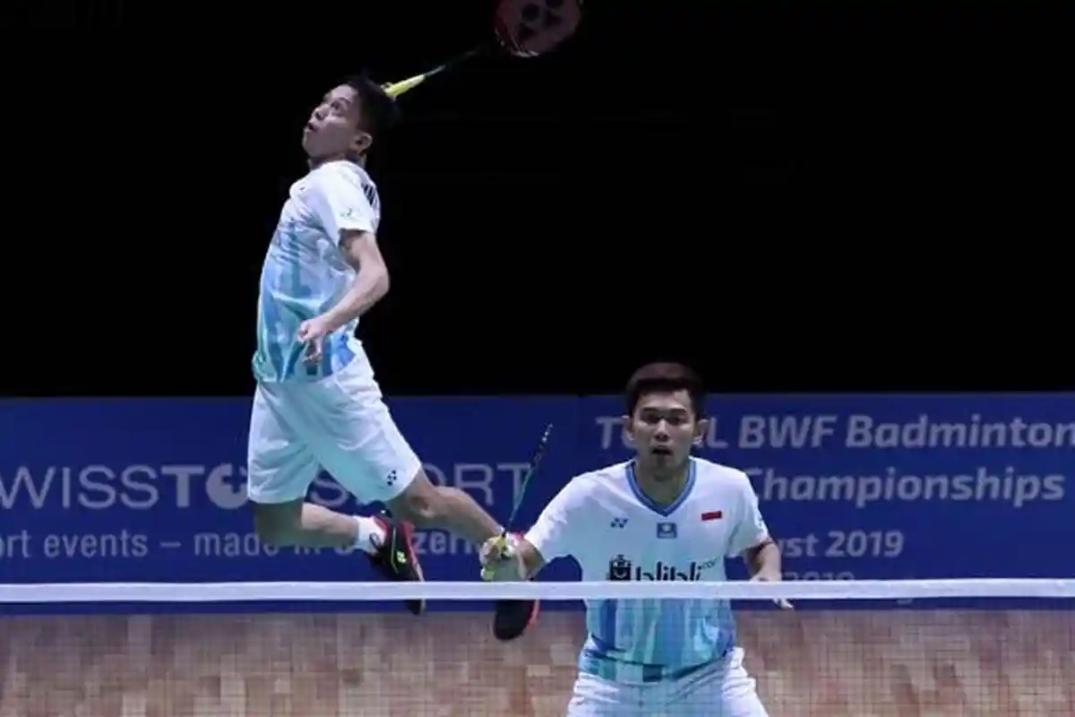 Indonesia Masters 2022 - Ganda Putra Indonesia Saling Bentrok Sejak Awal untuk Jadi Juara