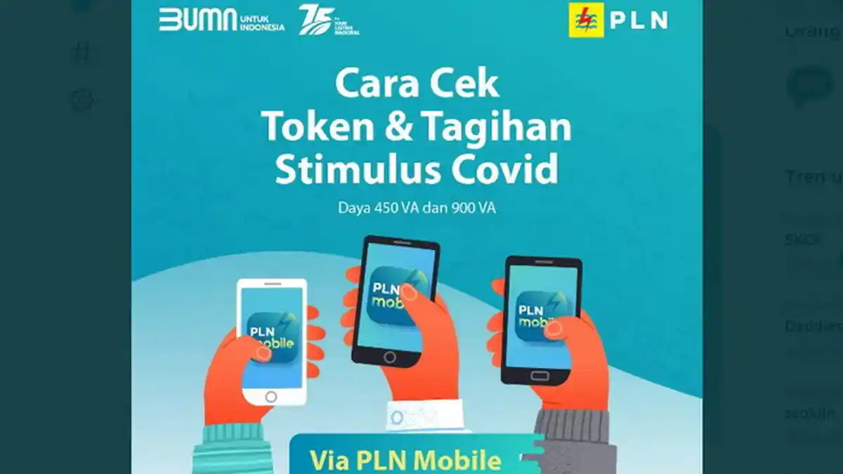 Awas Jangan Pakai WA! Cara Klaim Token Listrik Gratis 2021 Lewat PLN Mobile/login stimulus.pln.co.id