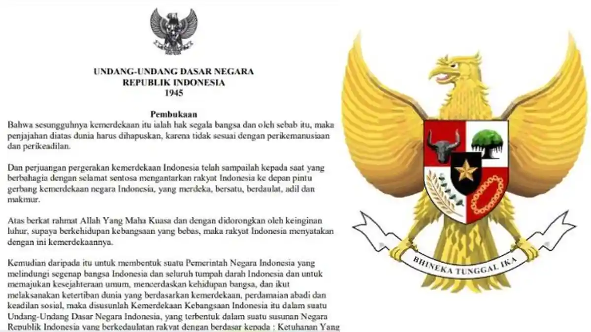 Makna dan Pokok Pikiran Pembukaan UUD 1945, Alinea Pertama Hingga Keempat