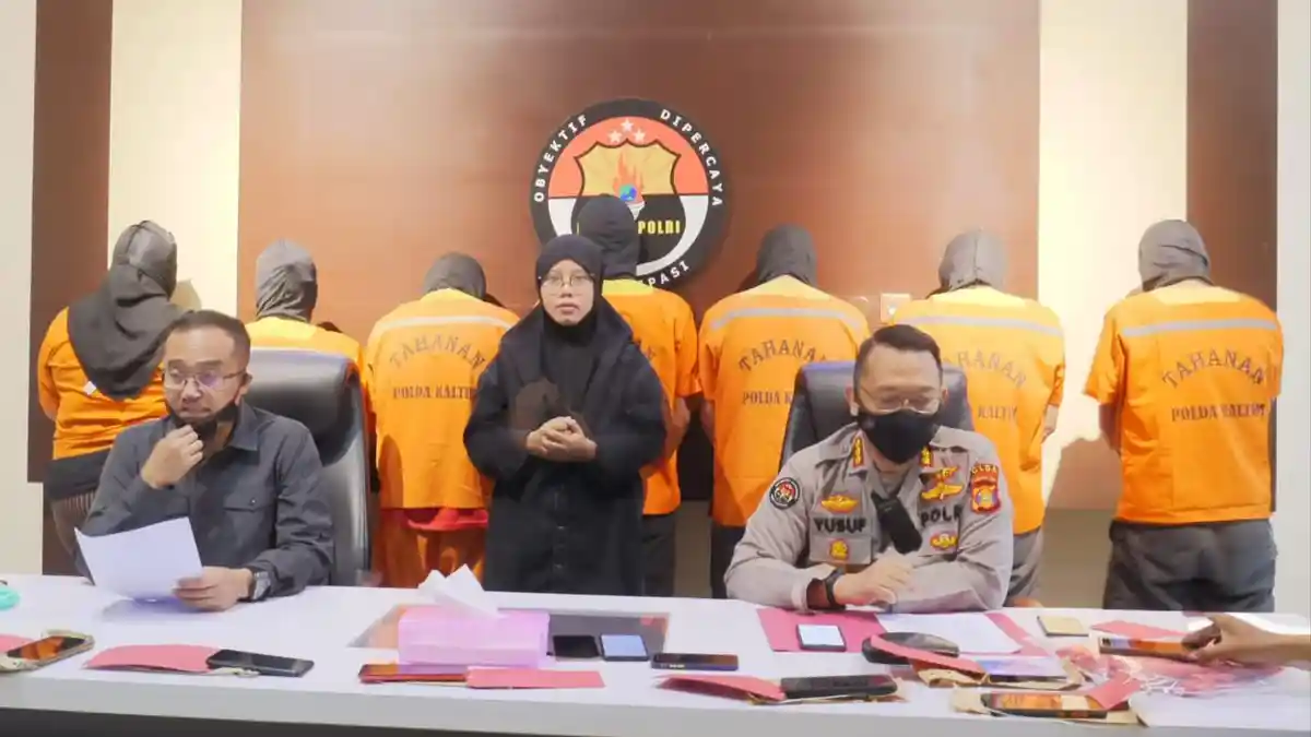 Diduga Aksi Pemerasan ke Perusahaan di Kukar, 7 Tersangka Dibekuk Polda Kaltim