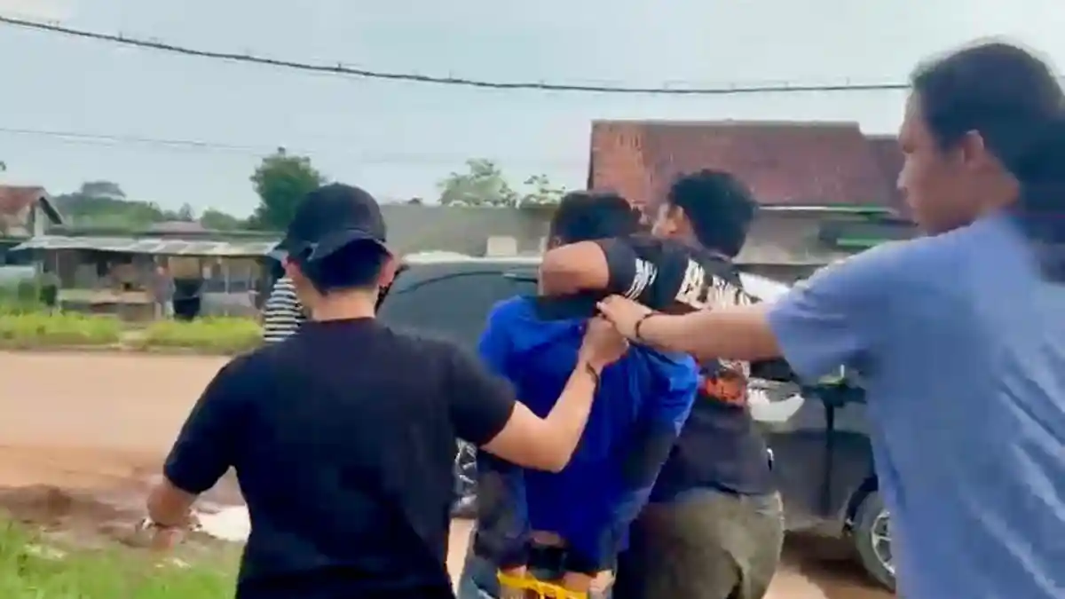 Buronan Kasus Begal, Pemuda di Lampung Tengah Ancam Korbannya Pakai Badik