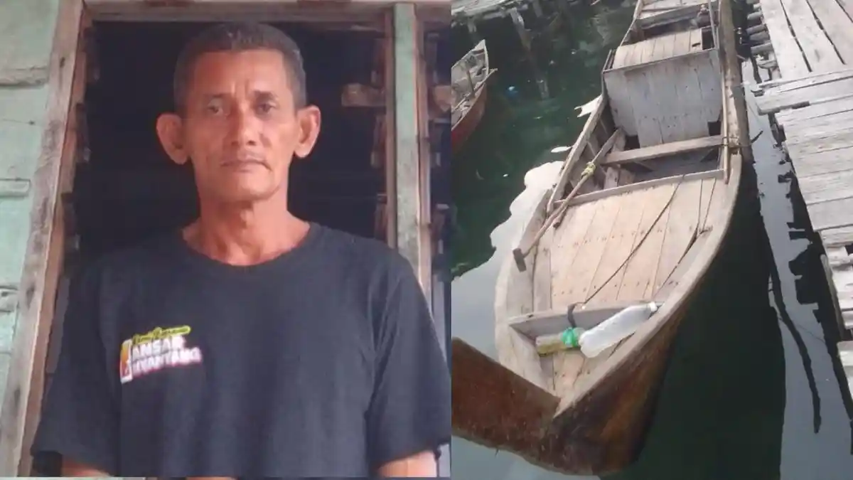 Nelayan Lingga Pasrah Pompognya Hilang, 'Mau Minta Tolong Saudara Sama-Sama Susah'