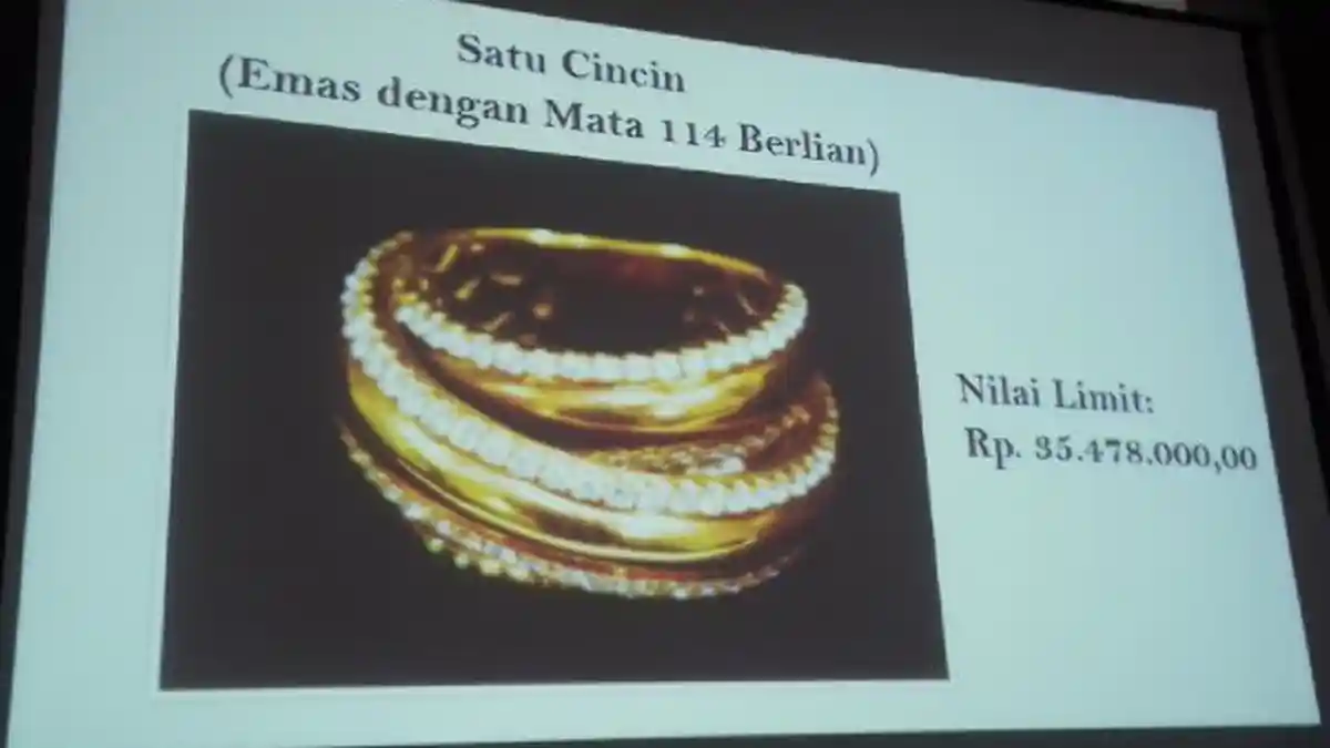 DJKN Lelang 56 Barang Eks Gratifikasi KPK