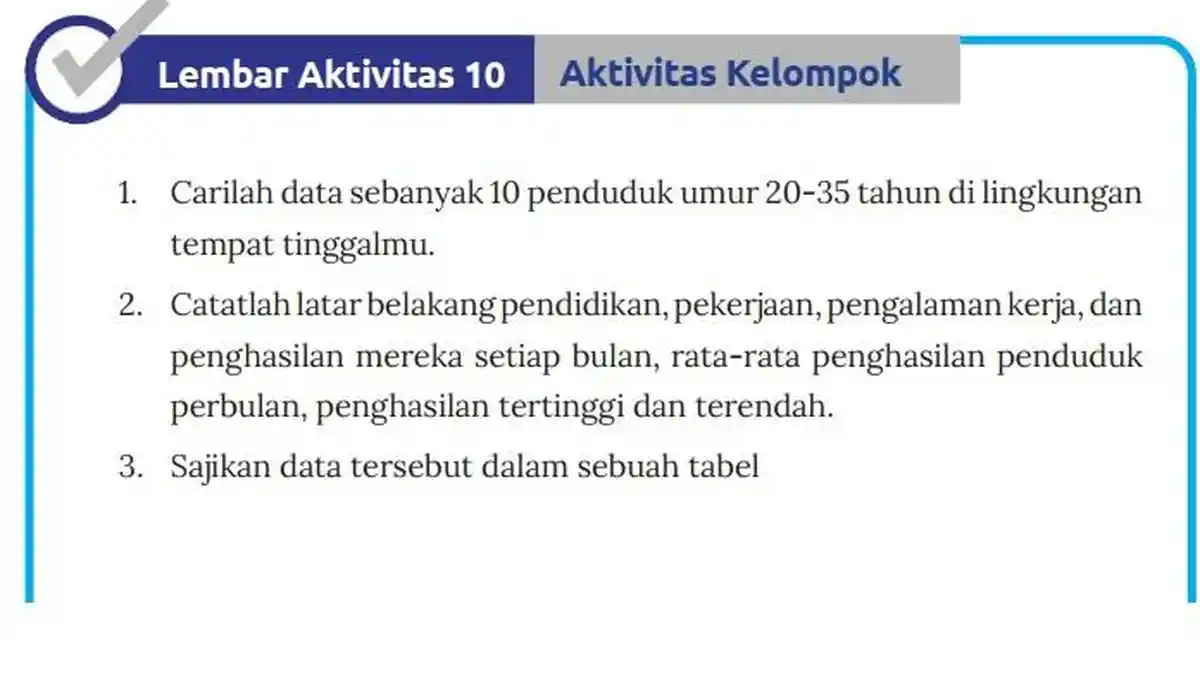 Jawaban Soal IPS Kelas 8 Semester 1 Halaman 32 33 Kurikulum Merdeka, Lembar Aktivitas 10